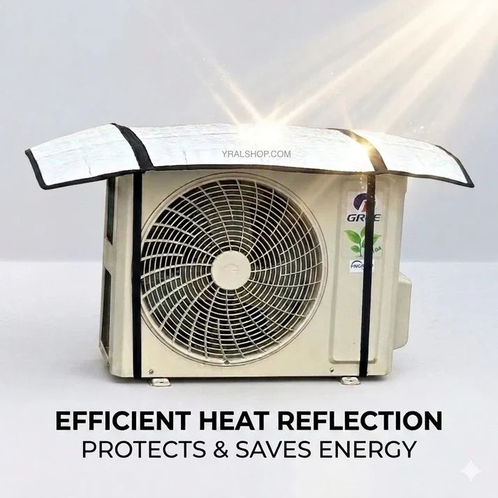 AC Outer Heat Protection Sheet – Aluminium Coated Sun Reflective Cover