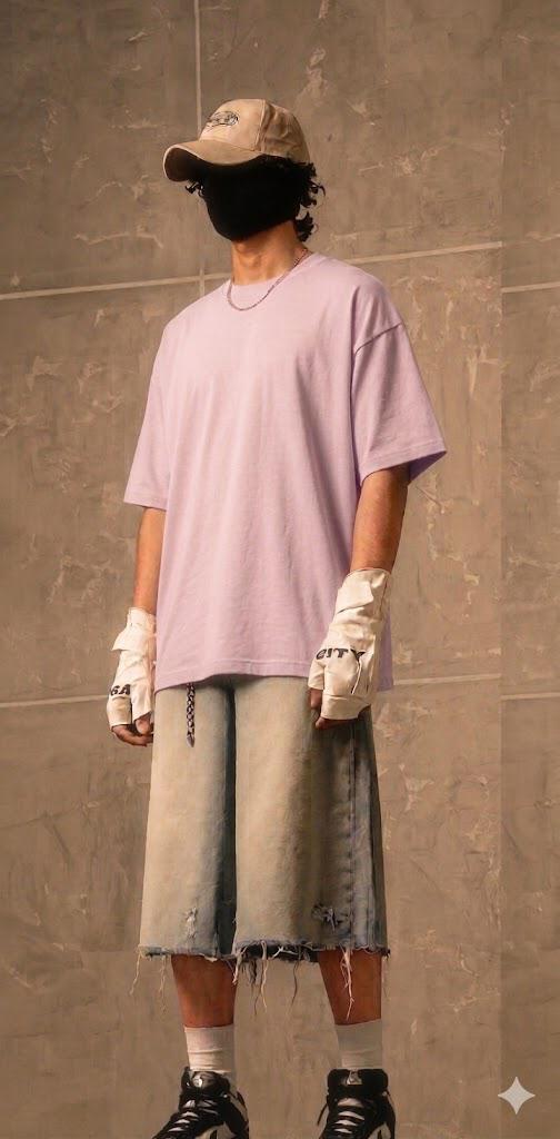 Plain T-Shirt 100% Cotton Oversized Shirt