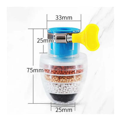 6 Layer Water Purifier Filter Faucet - ( Pack of 2)
