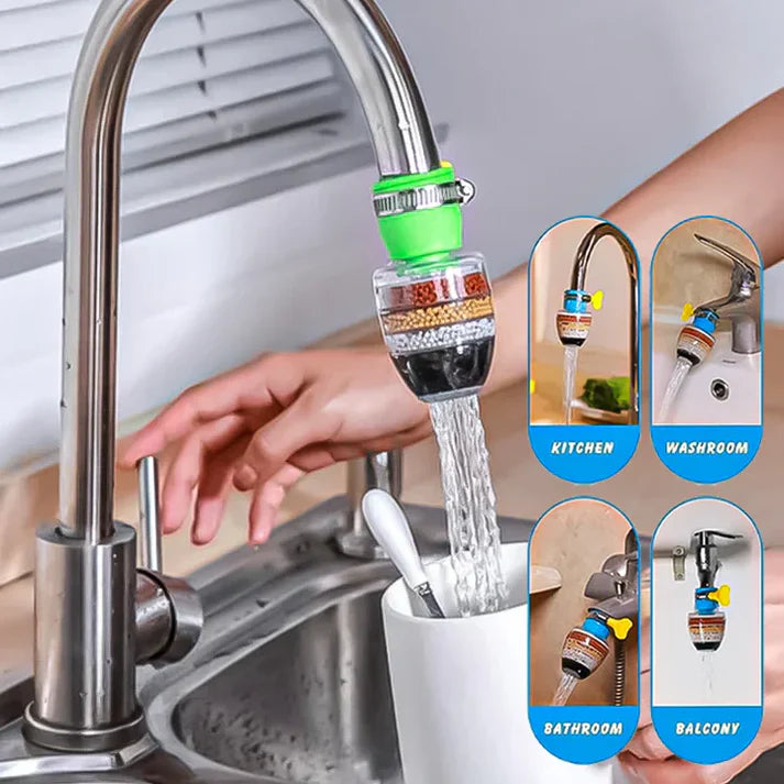 6 Layer Water Purifier Filter Faucet - ( Pack of 2)